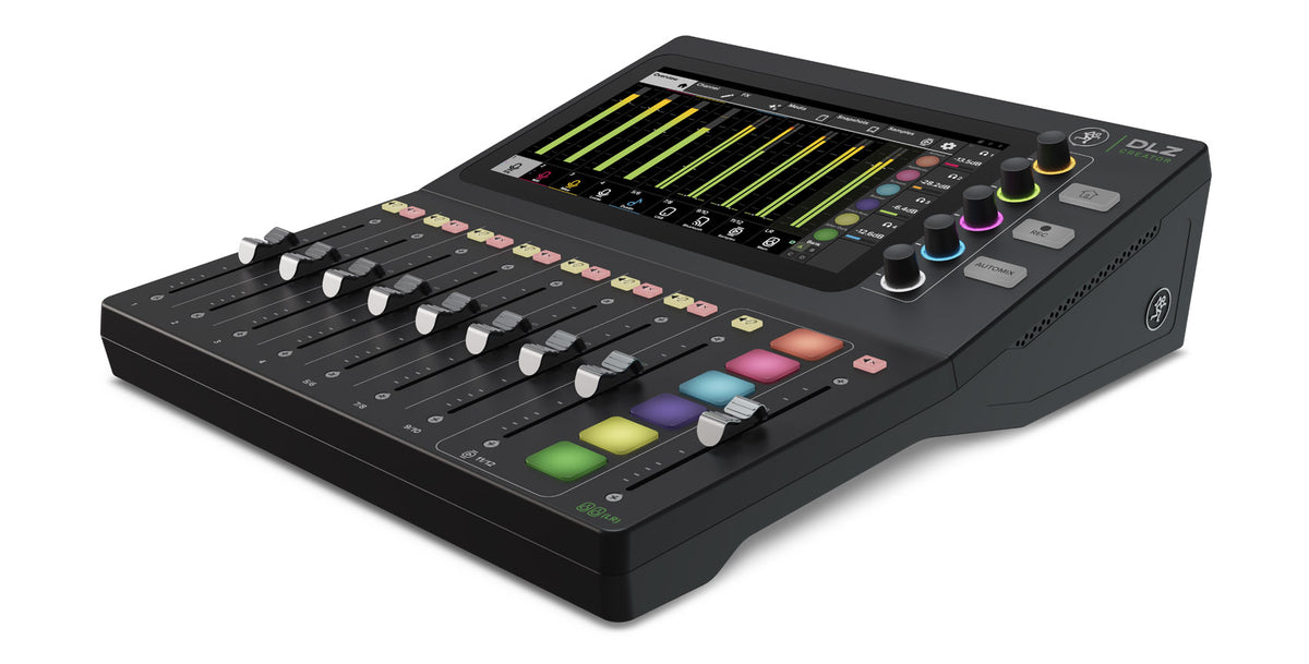 Mackie DLZ Creator Adaptive Digital Mixer for Recording Podcasting and Streaming