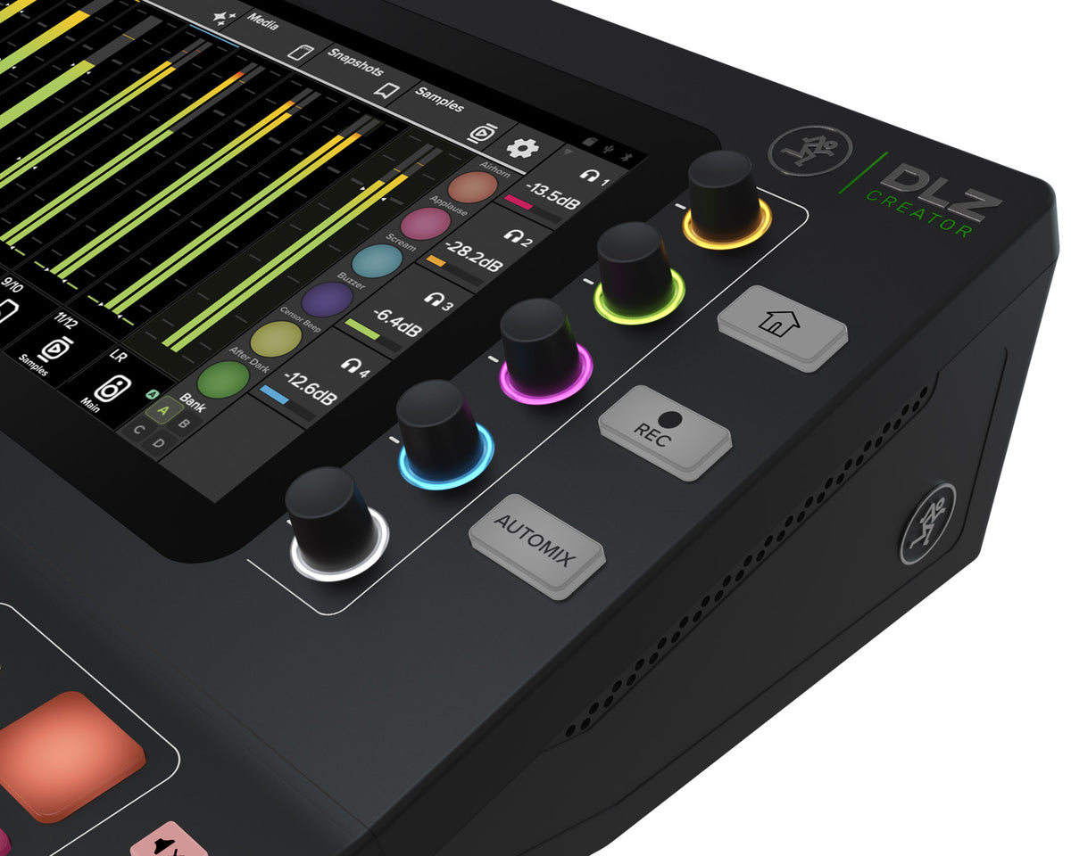 Mackie DLZ Creator Adaptive Digital Mixer for Recording Podcasting and Streaming