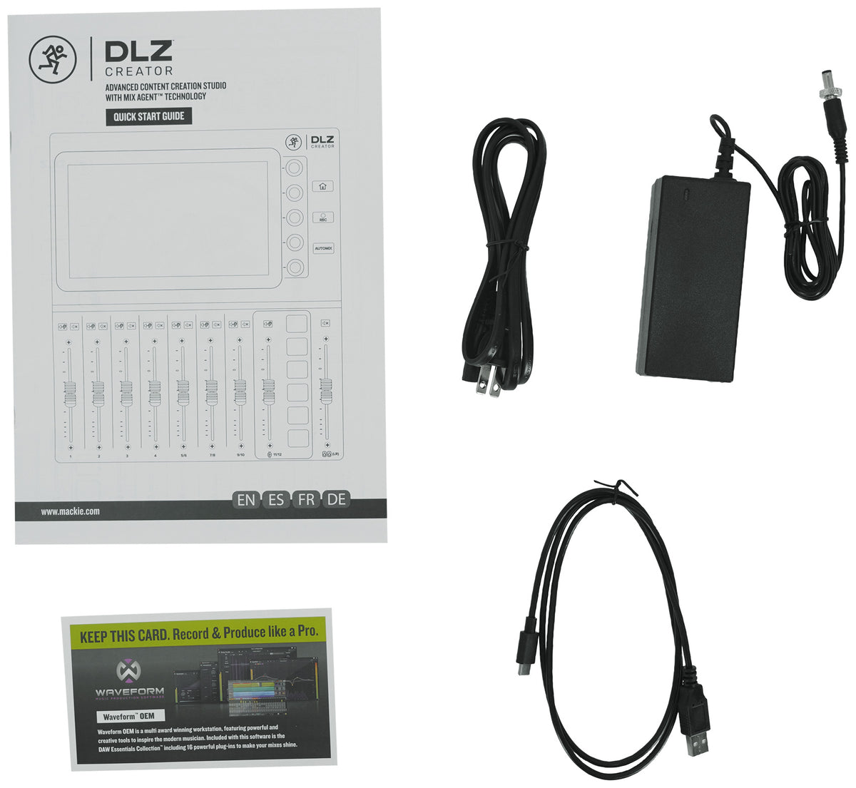 Mackie DLZ Creator Adaptive Digital Mixer for Recording Podcasting and Streaming