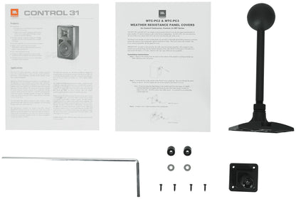 JBL CONTROL 31 150w 70v Commercial Indoor/Outdoor 10" Wall Mount Speaker Black