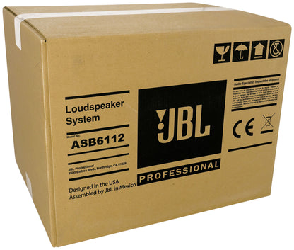 JBL ASB6112 4000 Watt 12" Professional Live Sound Passive DJ PA Subwoofer Sub