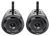 Pair MTX WET65T 6.5" 300 Watt Marine Boat Wakeboard Tower Speakers - Black