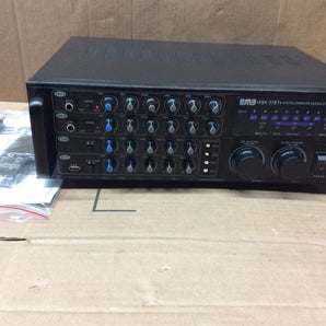 16-Ch Pro BT DJ Mixer USB MP3 48V Phantom Power w/ 24-Bit SPX Effects