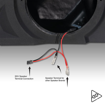 SS-F68U 6.5" Or 8" Front Kick Panel Speaker Pods