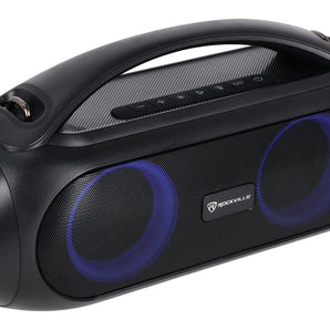 Rockville GO PARTY MAX BASS Large Portable LED Bluetooth Speaker w/Wireless Link