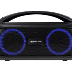 Rockville GO PARTY MAX BASS Large Portable LED Bluetooth Speaker w/Wireless Link