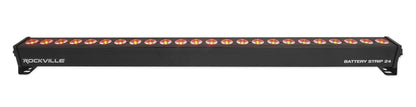 BATTERY STRIP 24 Rechargeable RGBW DJ Wash Light Bar w/DMX+Tree Stand