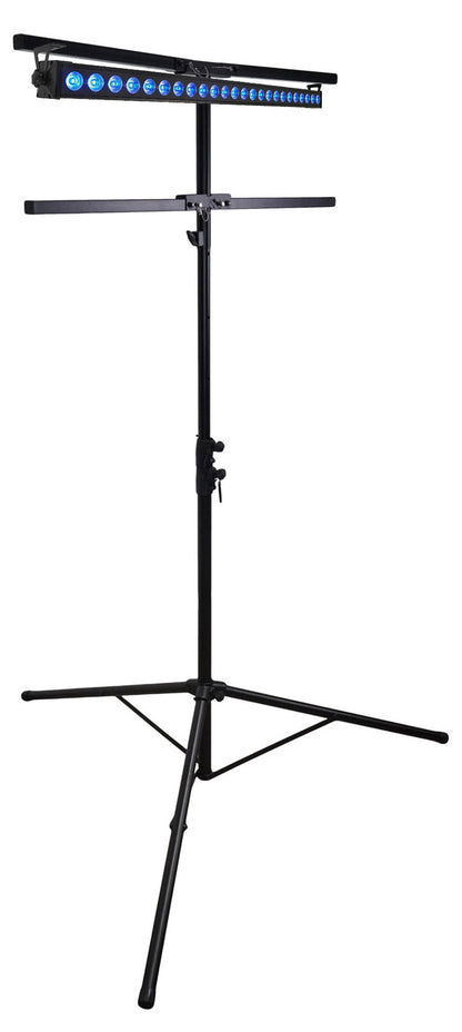 BATTERY STRIP 24 Rechargeable RGBW DJ Wash Light Bar w/DMX+Tree Stand