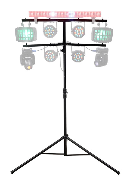 BATTERY STRIP 24 Rechargeable RGBW DJ Wash Light Bar w/DMX+Tree Stand