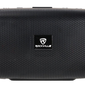 Rockville RPB-KAR Portable Bluetooth Speaker + Karaoke Microphone + Party LED's