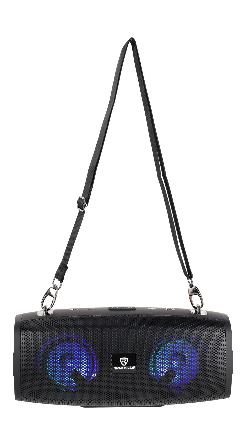 Rockville RPB-KAR Portable Bluetooth Speaker + Karaoke Microphone + Party LED's