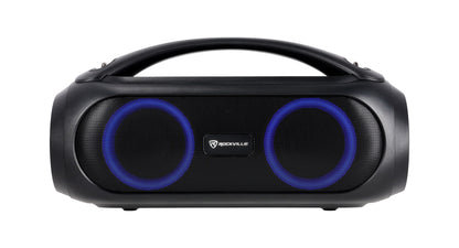 Rockville GO PARTY MAX BASS Large Portable LED Bluetooth Speaker w/Wireless Link