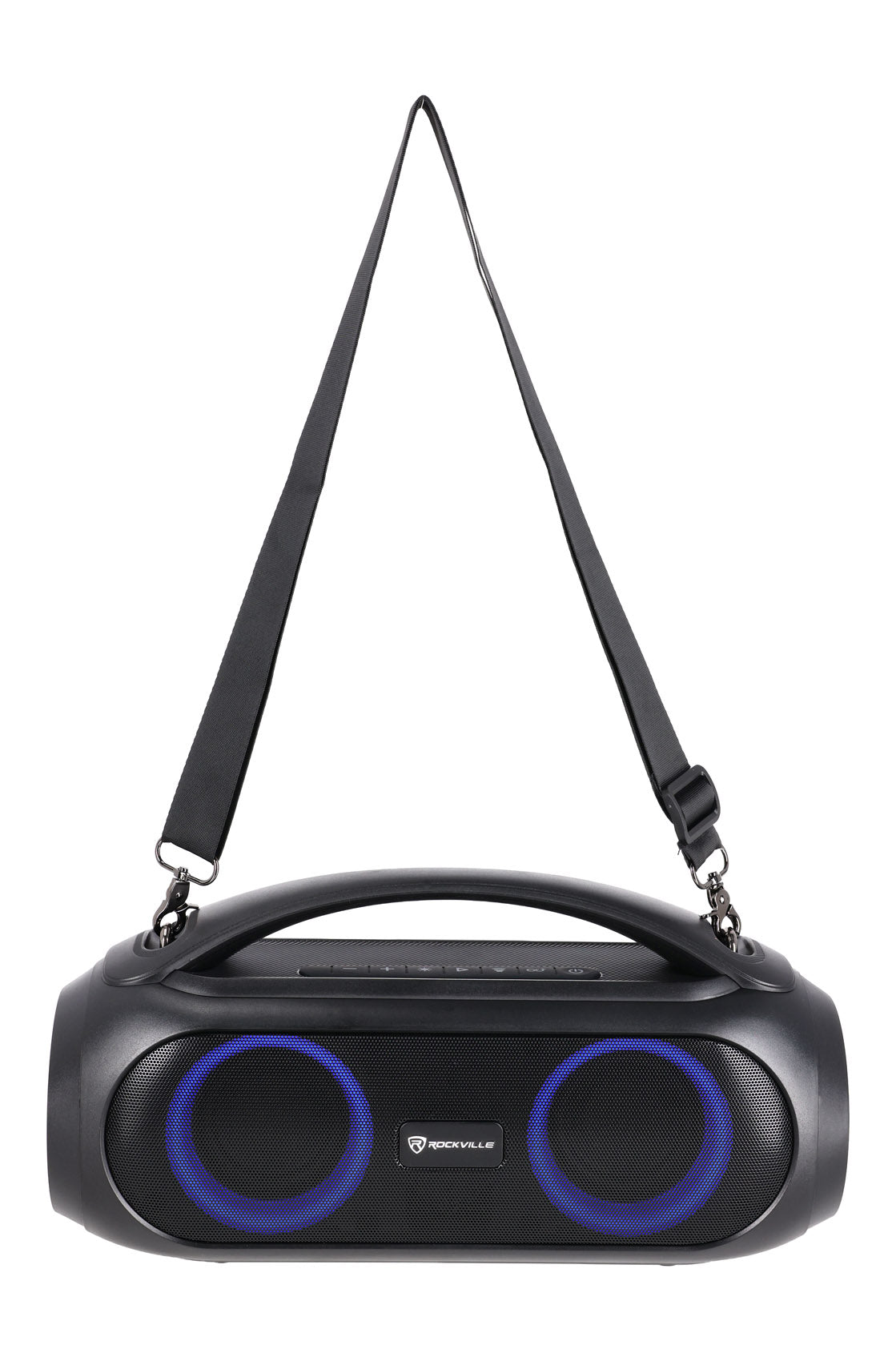 Rockville GO PARTY MAX BASS Large Portable LED Bluetooth Speaker w/Wireless Link