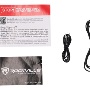 Rockville CANON-XXL Huge Portable Bluetooth Speaker w Booming Bass+Wireless Link