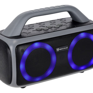 Rockville RPB50 Large and Loud Portable Bluetooth Speaker with LED+Long Battery