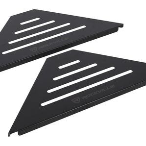 Rockville RBOOTH SHELF Pair of Shelves for Rockbooth and Similar DJ Booth Facade