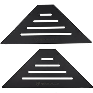 Rockville RBOOTH SHELF Pair of Shelves for Rockbooth and Similar DJ Booth Facade