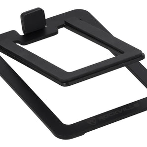 Pair Rockville SR3 Low Profile Speaker Riser Stands For 4" Desktop Speakers