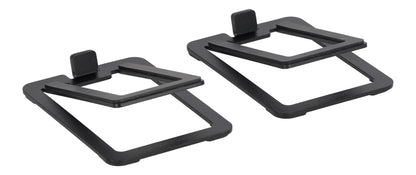Pair Mackie CR3.5BT 3.5" Studio Monitors w/Bluetooth+Low Profile Riser Stands