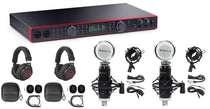 SCARLETT 18I20 4G 4th Gen Audio Recording Interface + (2) Headphones + Mics