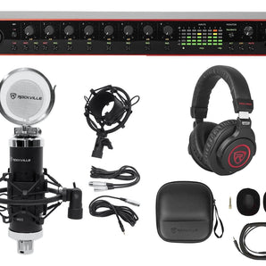 Focusrite Scarlett 18i20 3rd Gen 18-in, 20-out USB audio interface+Mic and Headphones