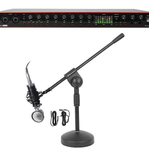 Focusrite Scarlett 18i20 3rd Gen 18-in, 20-out USB audio interface+Mic and Boom Stand