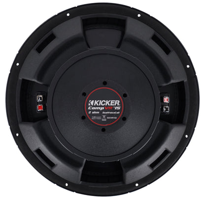 Kicker 52CVR152 CVR15 COMPVR 15" 1400w Subwoofer 2-Ohm DVC Car Audio Sub CVR152
