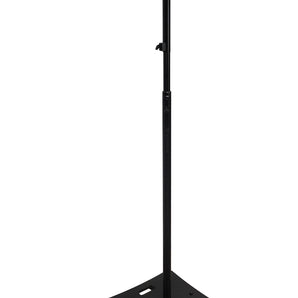 Rockville RLF4 BLACK 10 Foot Solid Base T-Bar Lighting/Projector DJ Stand + Bags