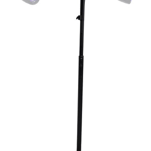 Rockville RLF4 BLACK 10 Foot Solid Base T-Bar Lighting/Projector DJ Stand + Bags
