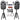 Rockville Dual 8 ich Phone/ipad/Laptop Youtube Karaoke Machine/System mit Wireless Mics