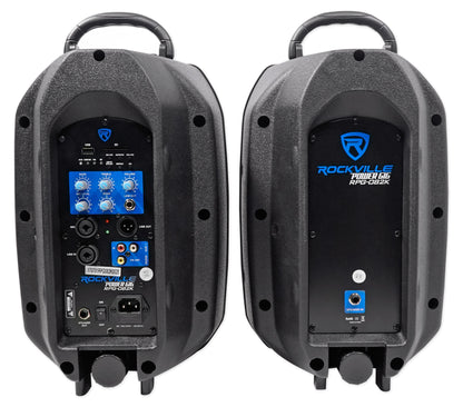 Dual 8" Phone/iPad/Laptop Youtube Karaoke Machine/System mit Wireless Mics