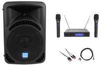 Powered 12" iphone/ipad/Android/Laptop/T.V. Karaoke Machine/System