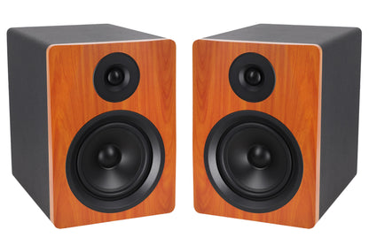 (2) APM5C 5.25" Powered USB Studio Monitor Speakers + 36" Premium Stands