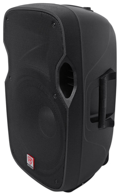 Crown XLi1500 Amplifier + (2) Rockville SPGN158 15in Speakers + Stands + Cables