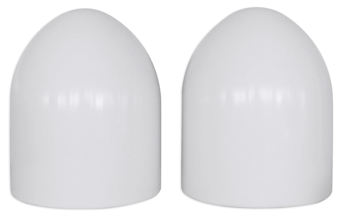 MAC90W 8" White Aluminum Wakeboard Tower Speaker Pods+Covers