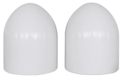 MAC90W 8" White Aluminum Wakeboard Tower Speaker Pods+Covers