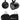 Pair Rockville MAC90B 8” Black Aluminum Wakeboard Tower Speaker Pods+Covers