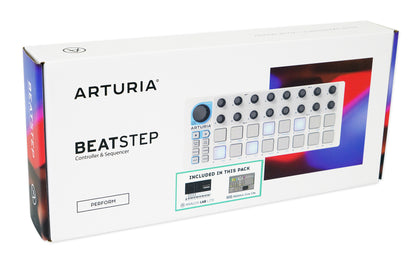 Arturia BeatStep 16-Step Analog Sequencer Midi USB DJ Recording Pad Controller