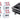 Rockville FLIP CHARGE PACK WHITE 6 Par Wash Up Lights+Charging Case+Wireless DMX