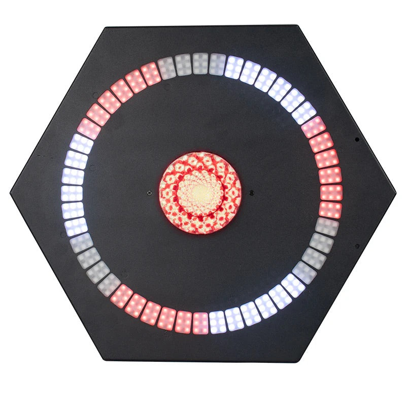 Eliminator Lighting Fantasy FX RGBW Effect Light w/Center Beam+SMD Circular Halo