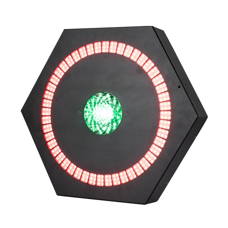 Eliminator Lighting Fantasy FX RGBW Effect Light w/Center Beam+SMD Circular Halo