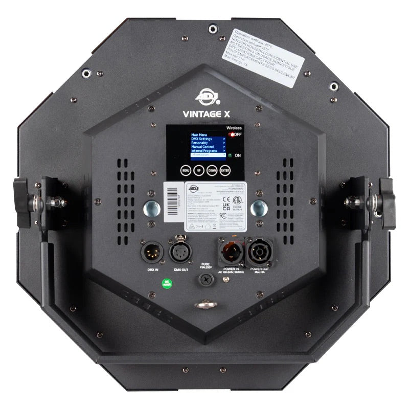 American DJ Vintage X RGB LED DMX Eye Candy Amber Blinder Effect Par Light ADJ