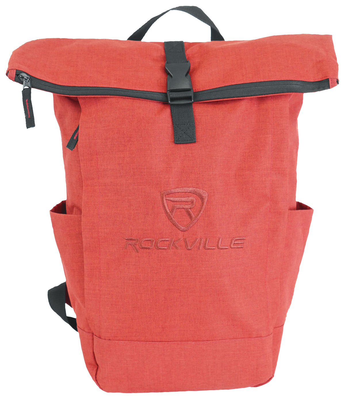 Rockville RPAK Burned Red Stylish Durable Backpack Bag w/ Padded Laptop Pocket