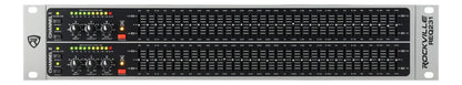 Rockville REQ231 V2 Dual 31 Band 1/3 Octave Graphic Equalizer w/ Sub-Output!