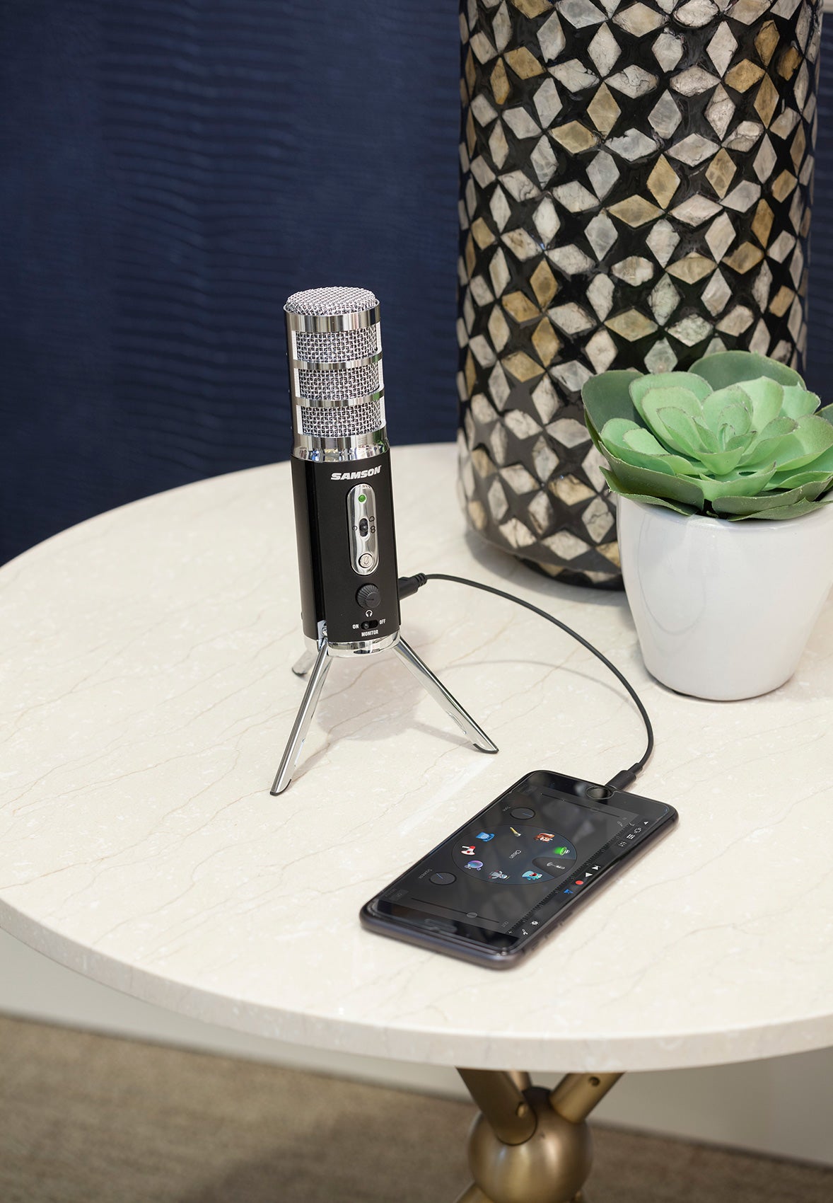 Samson Satellite Recording USB/iOS Microphone Computer iPad iPhone Streaming Mic