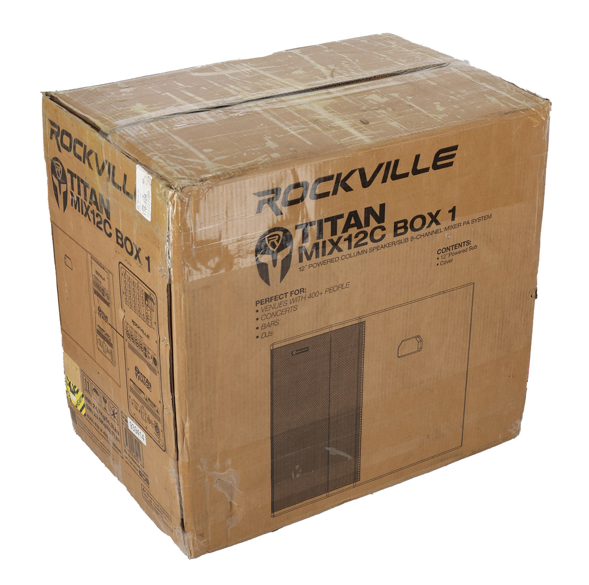 Rockville TITAN MIX12C BOX 1 - Contains 12" Powered Sub + Cover
