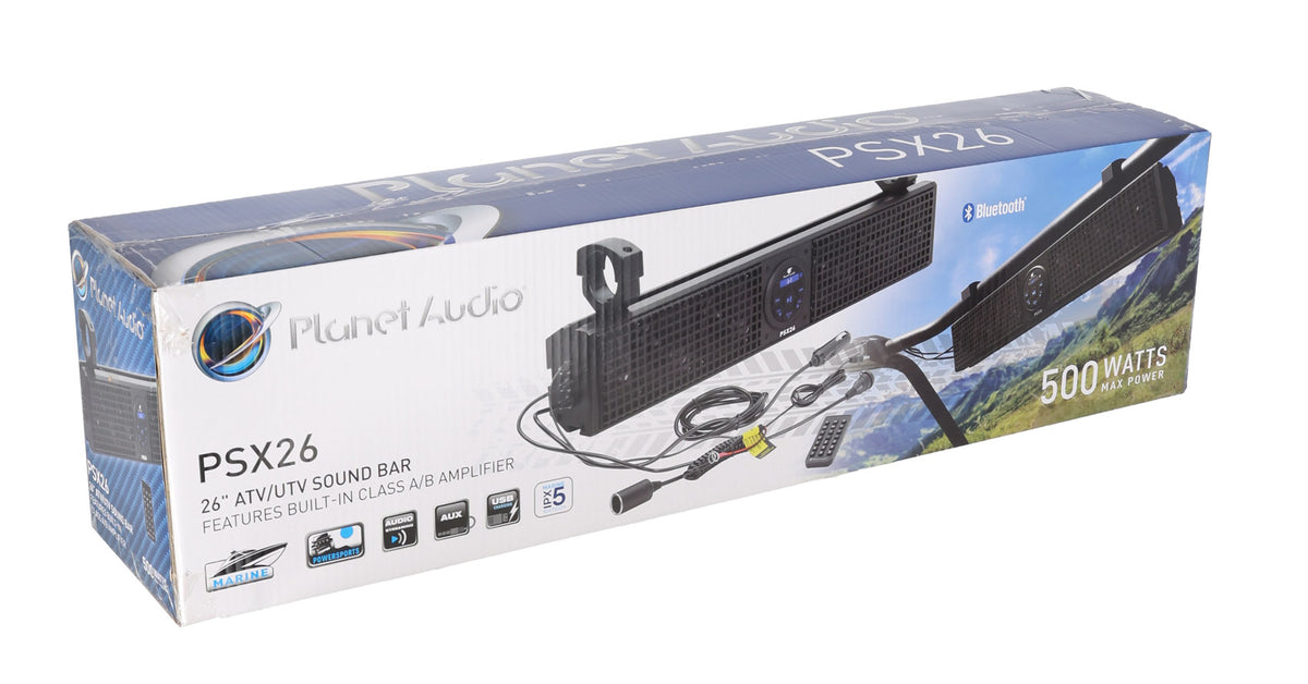 PSX26 26" ATV/UTV Bluetooth Soundbar