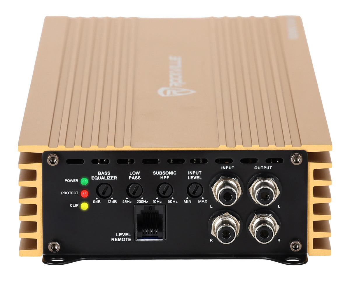 Rockville RD1000.1 Gold 1000w RMS @ 1 Ohm (4000w Peak) Mono Amplifier Car Amp