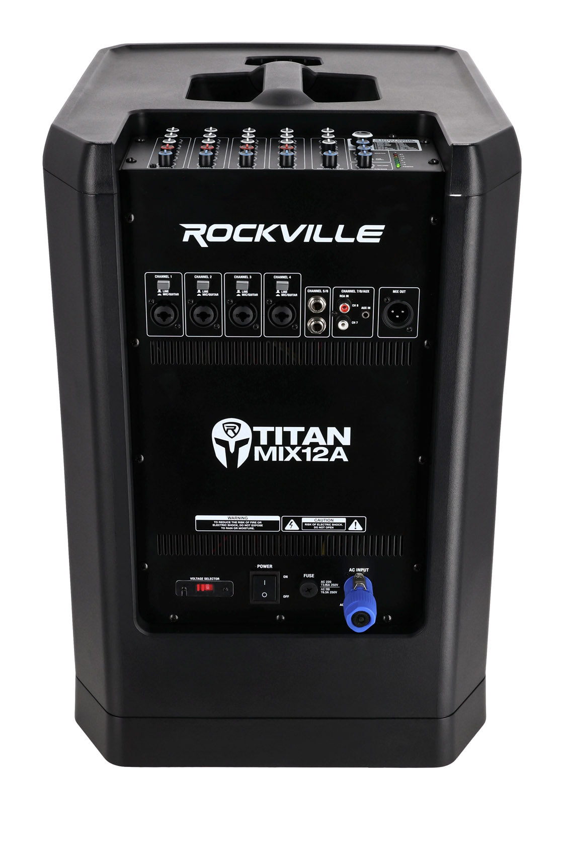 Rockville TITAN MIX12A BOX 1 - Contains 12" Powered Sub + Power Cord + Cover
