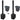 (2) Rockville TITAN ARRAY SYSTEM V2 Powered Column Array Speakers Dual 10" Subs